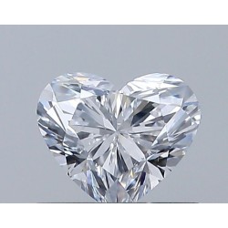 Diament serce, 0.5ct, SI1, D, GIA 1535543321