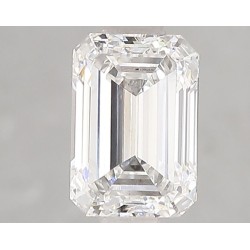 Diament laboratoryjny bezbarwny szlif szmaragdowy, 1.57ct, VVS2, E, IGI LG662436539