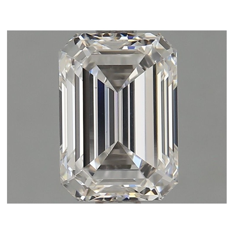 Diament laboratoryjny bezbarwny szlif szmaragdowy, 1.31ct, VVS2, F, IGI LG581343975