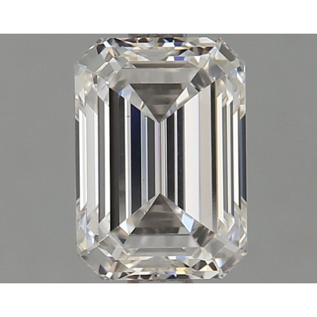 Diament laboratoryjny bezbarwny szlif szmaragdowy, 1.31ct, VVS2, F, IGI LG581343975