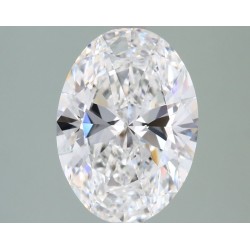 Diament laboratoryjny bezbarwny szlif owalny, 2.8ct, VVS2, F, IGI LG722564698