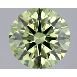 Diament laboratoryjny o barwie fantazyjnej szlif okrągły, 1.53ct, VVS2, Fancy Vivid Green, IGI LG702510569