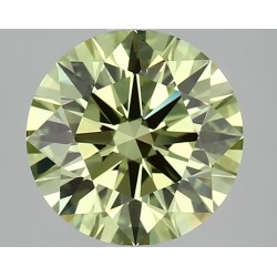Diament laboratoryjny o barwie fantazyjnej szlif okrągły, 2.04ct, VVS1, Fancy Vivid Green, IGI LG702510568
