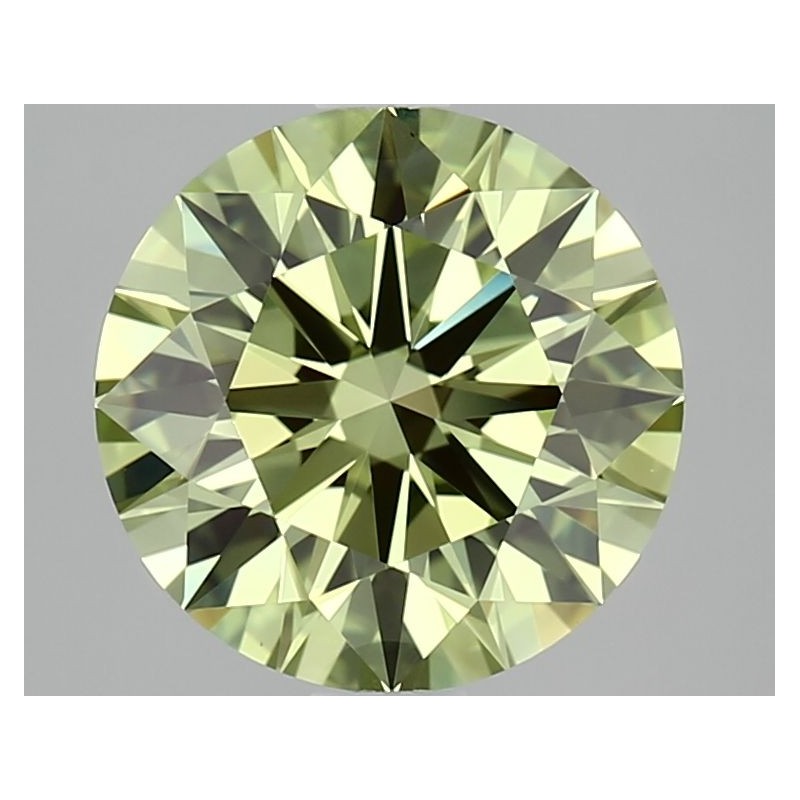 Diament laboratoryjny o barwie fantazyjnej szlif okrągły, 2.04ct, VVS1, Fancy Vivid Green, IGI LG702510568