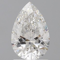 Diament laboratoryjny bezbarwny szlif gruszkowy, 1.52ct, VVS2, F, IGI LG714507505