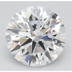 Diament laboratoryjny bezbarwny szlif okrągły, 2.54ct, VVS1, D, IGI LG646445236