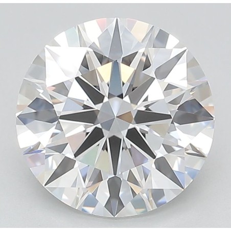 Diament laboratoryjny bezbarwny szlif okrągły, 2.3ct, IF, D, IGI LG660402450