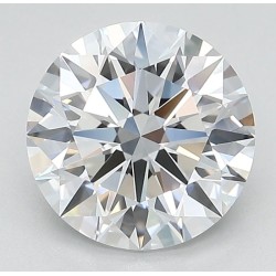 Diament laboratoryjny bezbarwny szlif okrągły, 2.4ct, VVS1, F, IGI LG598388832