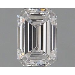 Diament laboratoryjny bezbarwny szlif szmaragdowy, 1.02ct, VVS2, D, IGI LG628418839
