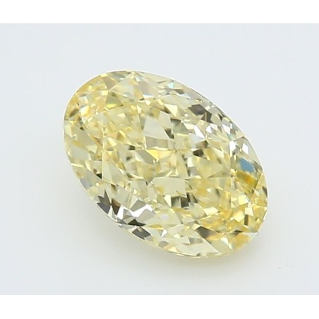 Diament laboratoryjny o barwie fantazyjnej szlif owalny, 1.54ct, VVS2, Fancy Intense Yellow, IGI LG729526578