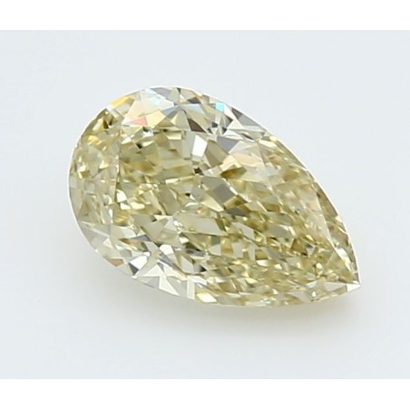 Diament laboratoryjny o barwie fantazyjnej szlif gruszkowy, 1.01ct, VVS2, Fancy Light Yellow, IGI LG729526587