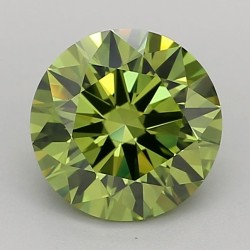 Diament laboratoryjny o barwie fantazyjnej szlif okrągły, 1.53ct, VVS1, Fancy Vivid Green, IGI LG681516070