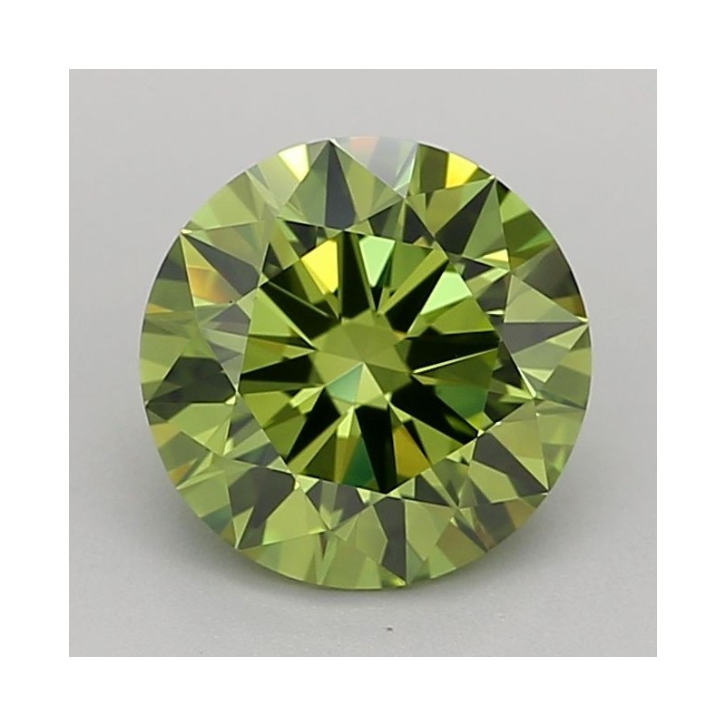 Diament laboratoryjny o barwie fantazyjnej szlif okrągły, 1.53ct, VVS1, Fancy Vivid Green, IGI LG681516070 Diament laboratoryjny o barwie fantazyjnej szlif okrągły, 1.53ct, VVS1, Fancy Vivid Green, IGI LG681516070