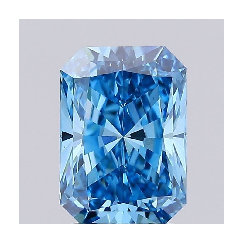 Diament laboratoryjny o barwie fantazyjnej radiant, 2.07ct, VVS2, Fancy Vivid Blue, IGI LG727585818