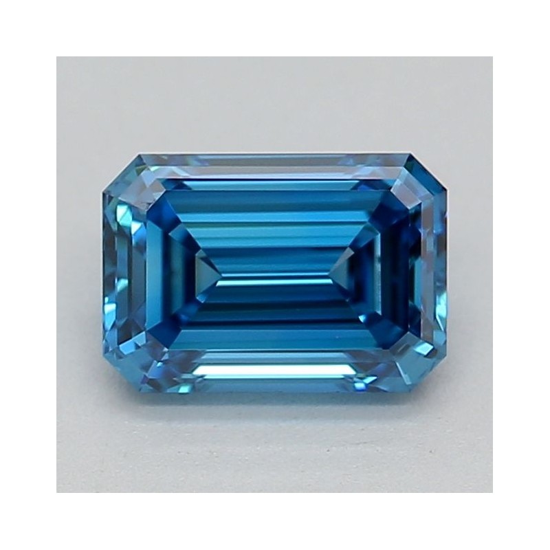 Diament laboratoryjny o barwie fantazyjnej szlif szmaragdowy, 0.55ct, VVS1, Fancy Vivid Blue, IGI LG683504362 Diament laboratoryjny o barwie fantazyjnej szlif szmaragdowy, 0.55ct, VVS1, Fancy Vivid Blue, IGI LG683504362