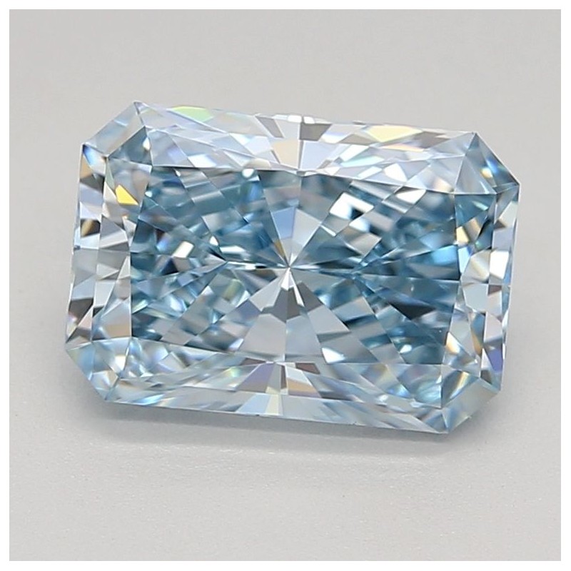 Diament laboratoryjny o barwie fantazyjnej radiant, 1.5ct, VVS1, Fancy Intense Blue, IGI LG683504619 Diament laboratoryjny o barwie fantazyjnej radiant, 1.5ct, VVS1, Fancy Intense Blue, IGI LG683504619
