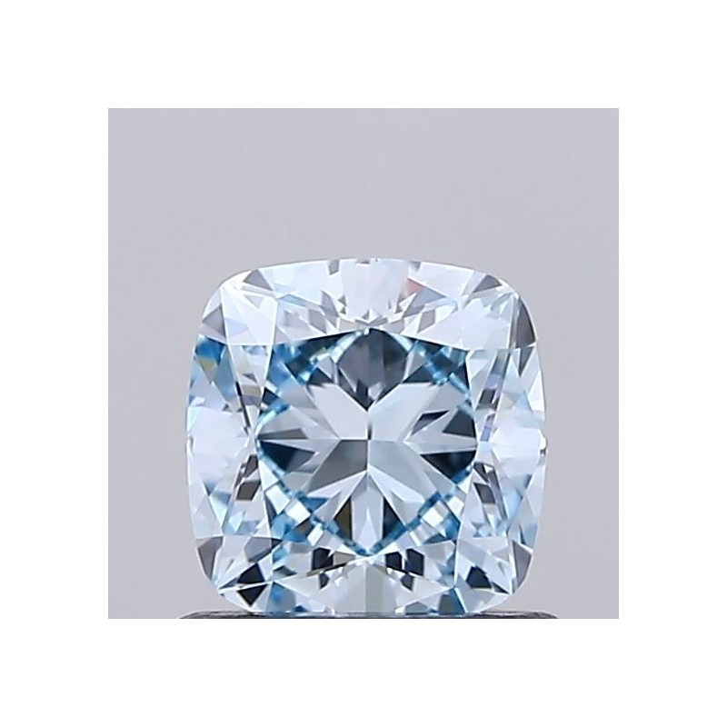 Diament laboratoryjny o barwie fantazyjnej szlif poduszkowy brylantowy, 0.78ct, VVS2, Fancy Blue, IGI LG684506587