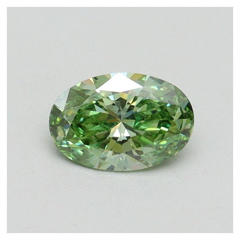 Diament laboratoryjny o barwie fantazyjnej szlif owalny, 0.51ct, VVS2, Fancy Vivid Green, IGI LG611394602 Diament laboratoryjny o barwie fantazyjnej szlif owalny, 0.51ct, VVS2, Fancy Vivid Green, IGI LG611394602
