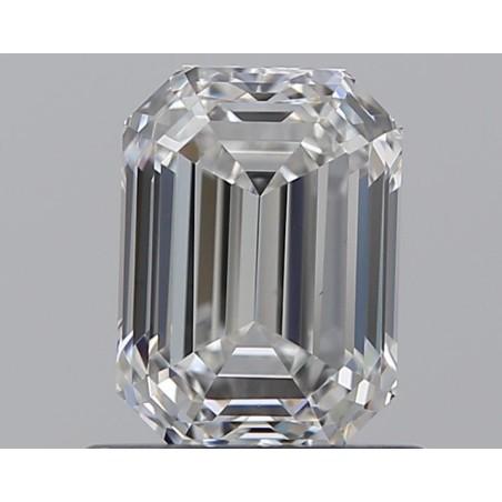 Diament szlif szmaragdowy, 0.81ct, VVS2, E, GIA 7401294781