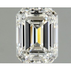 Diament szlif szmaragdowy, 1.0ct, VS1, H, GIA 6535180139
