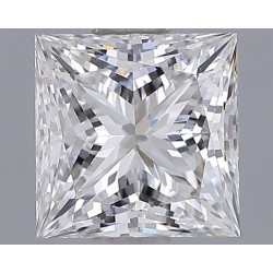 Diament laboratoryjny bezbarwny szlif princess, 1.25ct, VVS2, E, IGI LG717537113