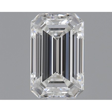 Diament szlif szmaragdowy, 0.5ct, VVS2, E, GIA 6512831175