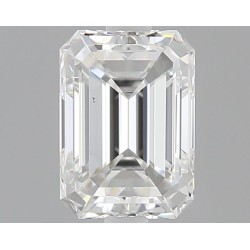 Diament szlif szmaragdowy, 0.5ct, VS2, E, GIA 6522234558