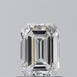 Diament szlif szmaragdowy, 0.9ct, VVS2, F, GIA 5526615441