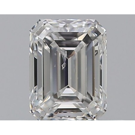 Diament szlif szmaragdowy, 0.5ct, SI2, F, GIA 6402152608