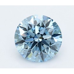 Diament laboratoryjny o barwie fantazyjnej szlif okrągły, 1.94ct, VVS1, Fancy Vivid Blue, IGI LG735588218