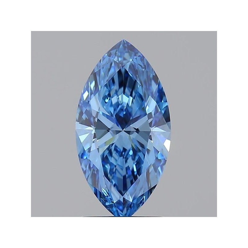 Diament laboratoryjny o barwie fantazyjnej markiza, 1.51ct, VVS2, Fancy Vivid Blue, IGI LG717518172