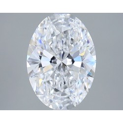 Diament laboratoryjny bezbarwny szlif owalny, 2.72ct, VVS1, D, IGI LG741529508