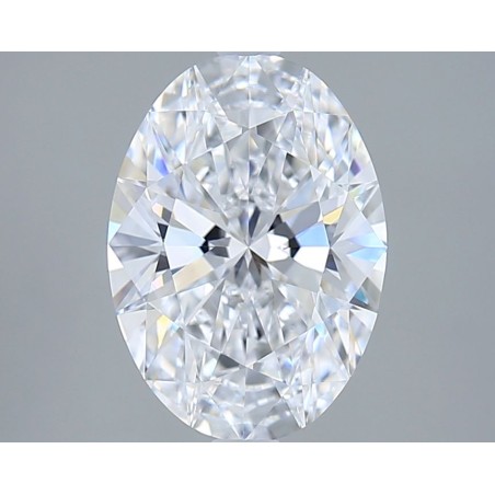 Diament laboratoryjny bezbarwny szlif owalny, 2.72ct, VVS1, D, IGI LG741529508