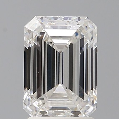 Diament laboratoryjny bezbarwny szlif szmaragdowy, 2.1ct, VVS2, F, IGI LG705530022