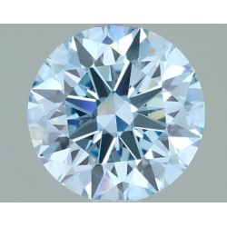 Diament laboratoryjny o barwie fantazyjnej szlif okrągły, 1.24ct, VVS2, Fancy Vivid Blue, IGI LG735591542