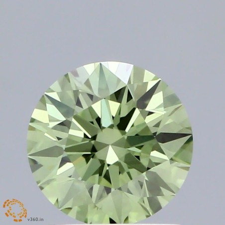 Diament laboratoryjny o barwie fantazyjnej szlif okrągły, 0.96ct, VVS2, Fancy Vivid Green, IGI LG660457609