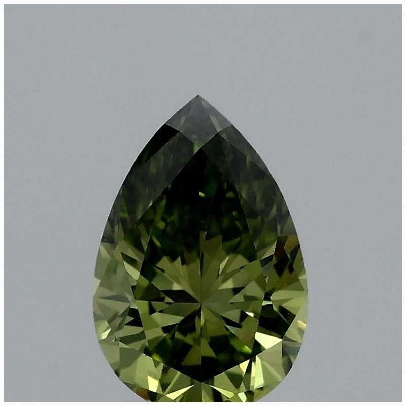 Diament laboratoryjny o barwie fantazyjnej szlif gruszkowy, 0.96ct, VVS2, Fancy Vivid Green, IGI LG711502582 Diament laboratoryjny o barwie fantazyjnej szlif gruszkowy, 0.96ct, VVS2, Fancy Vivid Green, IGI LG711502582