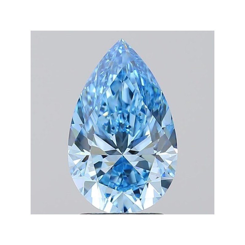 Diament laboratoryjny o barwie fantazyjnej szlif gruszkowy, 2.05ct, VVS1, Fancy Vivid Blue, IGI LG717540754 Diament laboratoryjny o barwie fantazyjnej szlif gruszkowy, 2.05ct, VVS1, Fancy Vivid Blue, IGI LG717540754