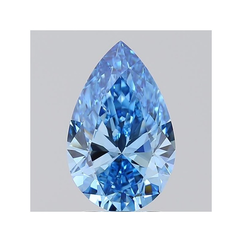 Diament laboratoryjny o barwie fantazyjnej szlif gruszkowy, 2.02ct, VVS1, Fancy Vivid Blue, IGI LG717540749 Diament laboratoryjny o barwie fantazyjnej szlif gruszkowy, 2.02ct, VVS1, Fancy Vivid Blue, IGI LG717540749