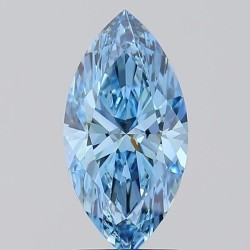 Diament laboratoryjny o barwie fantazyjnej markiza, 1.55ct, VVS1, Fancy Vivid Blue, IGI LG717540746
