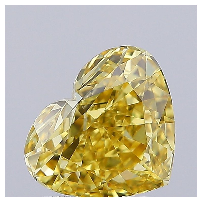 Diament laboratoryjny o barwie fantazyjnej serce, 2.03ct, VVS2, Fancy Vivid Yellow, IGI LG719553580 Diament laboratoryjny o barwie fantazyjnej serce, 2.03ct, VVS2, Fancy Vivid Yellow, IGI LG719553580