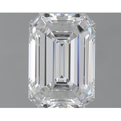 Diament szlif szmaragdowy, 0.7ct, VVS1, F, GIA 6531413080