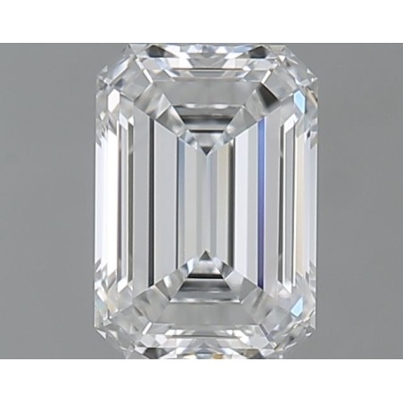Diament szlif szmaragdowy, 0.7ct, VVS1, F, GIA 6531413080
