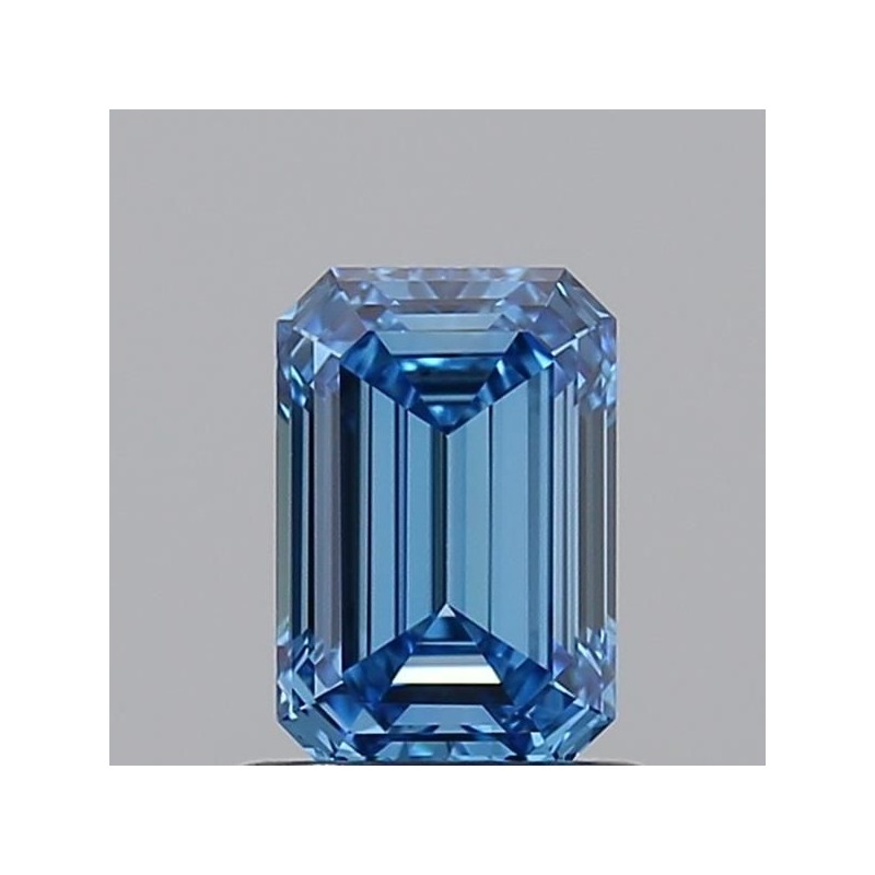 Diament laboratoryjny o barwie fantazyjnej szlif szmaragdowy, 0.85ct, VVS2, Fancy Vivid Blue, IGI LG717541033 Diament laboratoryjny o barwie fantazyjnej szlif szmaragdowy, 0.85ct, VVS2, Fancy Vivid Blue, IGI LG717541033