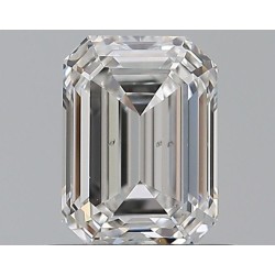 Diament szlif szmaragdowy, 0.7ct, SI2, E, GIA 6412380038