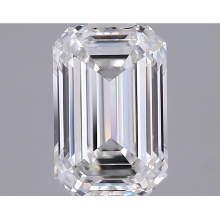 Diament laboratoryjny bezbarwny szlif szmaragdowy, 1.42ct, IF, E, IGI LG737526420