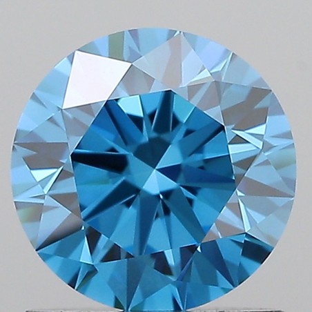 Diament laboratoryjny o barwie fantazyjnej szlif okrągły, 1.03ct, VVS1, Fancy Vivid Blue, IGI LG715506318