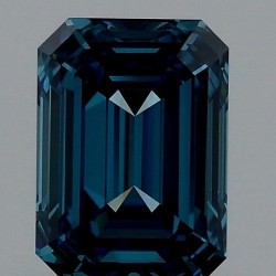 Diament laboratoryjny o barwie fantazyjnej szlif szmaragdowy, 0.9ct, VVS1, Fancy Vivid Blue, IGI LG719511741