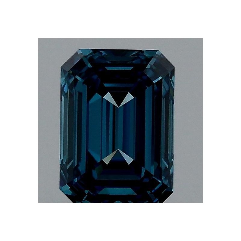 Diament laboratoryjny o barwie fantazyjnej szlif szmaragdowy, 0.9ct, VVS1, Fancy Vivid Blue, IGI LG719511741 Diament laboratoryjny o barwie fantazyjnej szlif szmaragdowy, 0.9ct, VVS1, Fancy Vivid Blue, IGI LG719511741