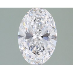 Diament laboratoryjny bezbarwny szlif owalny, 1.56ct, VVS2, D, IGI LG737521825